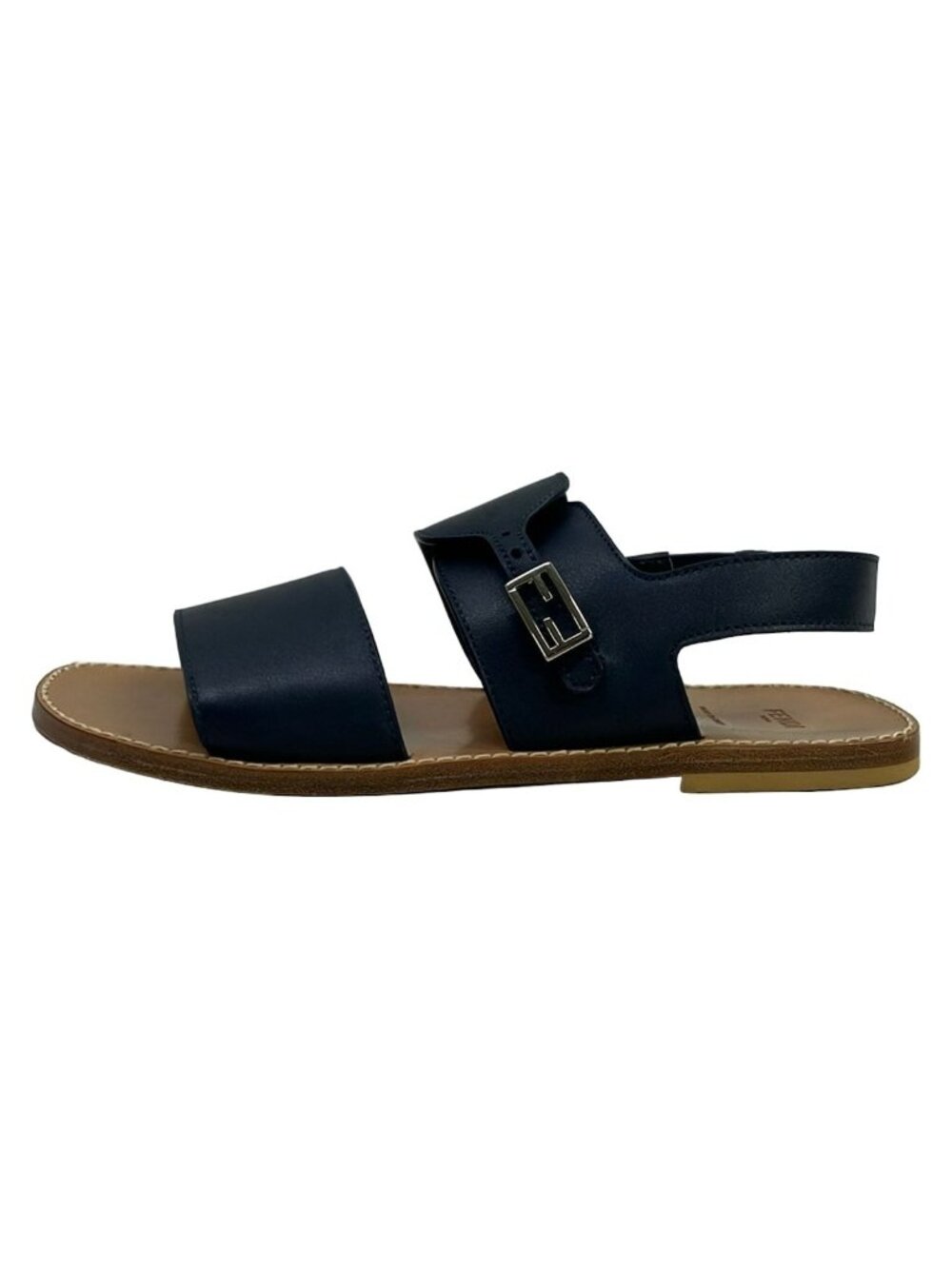 Fendi Sandals Navy Leather